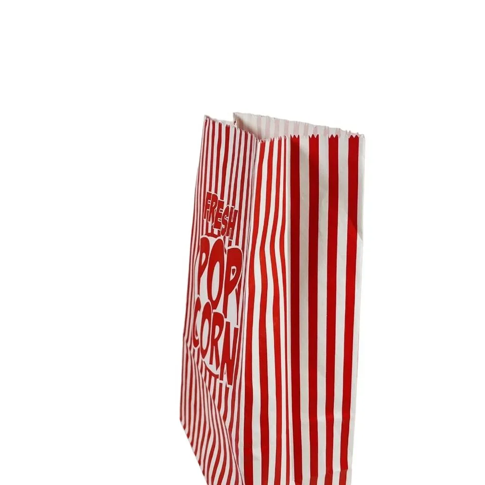 Essentials Paper Popcorn Bags Concessions Parties Movie Night 4 Packs W 38 Total